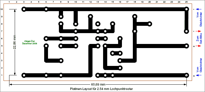 Layout zum ätzen