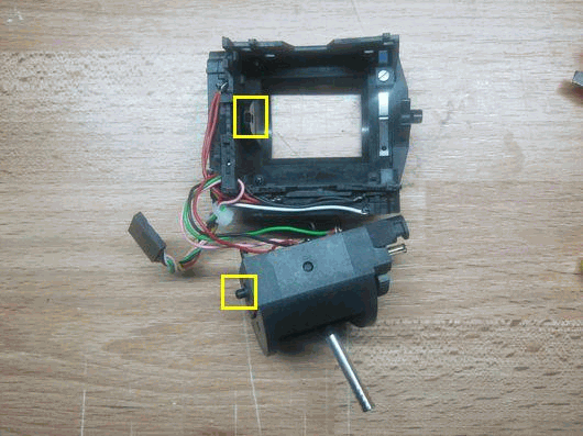 Ausbau des beweglichen Teils