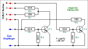 Schaltplan Programmierkabel